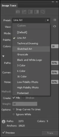 Slik bruker du bildesporing i Adobe Illustrator CS6