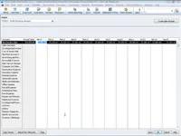 Hozzon létre új költségvetést a QuickBooks 2012 költségvetési beállítási ablakával