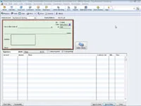 A csekk rögzítése és nyomtatása a QuickBooks 2012-ben