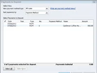 Banki befizetések rögzítése a QuickBooks 2012 segítségével