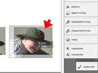 Képek kiválasztása és szerkesztése InDesign Creative Suite 5 dokumentumok
