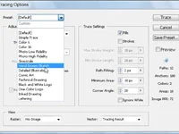 Adobe CS5 Illustrator Live Trace-funksjon