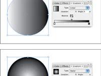 Színátmenetek hozzáadása az InDesign CS5 alakzatokhoz