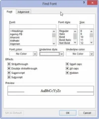Kā atrast un aizstāt formatējumu programmā Word 2013