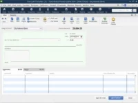 Csekk rögzítése és nyomtatása a QuickBooksból