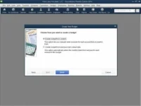 Új költségvetés létrehozása a QuickBooksban