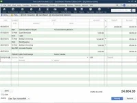 A regisztrációs tranzakciók rögzítése a QuickBooksban