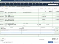 A regisztrációs tranzakciók rögzítése a QuickBooksban