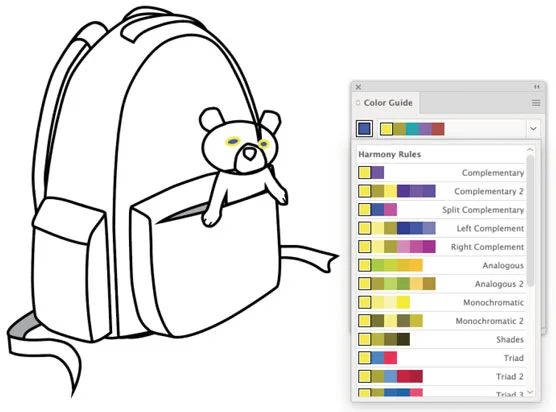 Illustrator CC fargeguider og fargetemaer