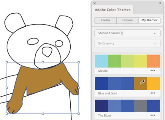 Illustrator CC fargeguider og fargetemaer