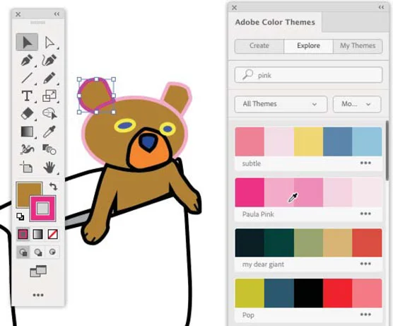 Illustrator CC fargeguider og fargetemaer