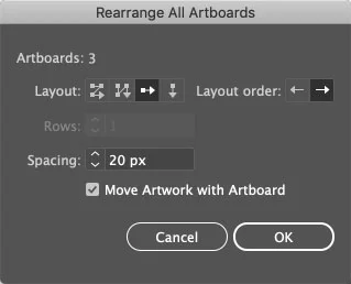 Kā izvietot mākslas dēļus programmā Illustrator CC