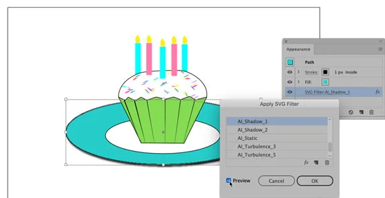 Slik bruker du SVG-filtre i Illustrator CC