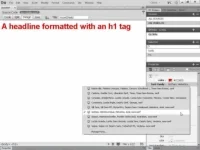 Hvordan definere stiler med tagvelgeren i Dreamweaver