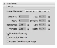 Samle miniatyrbilder i et kontaktark med Adobe Output Manager
