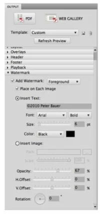 Samle miniatyrbilder i et kontaktark med Adobe Output Manager