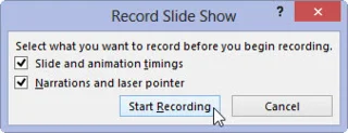 Kā PowerPoint 2013 prezentācijai pievienot laiku un stāstījumu
