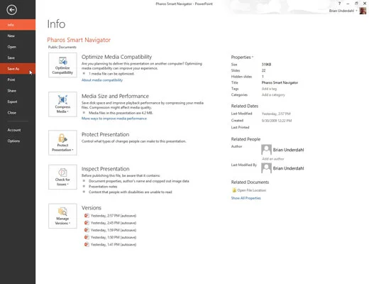 Kā koplietot PowerPoint 2013 prezentāciju mākonī