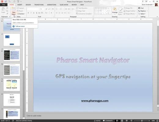 Kako ukrasti diapozitive iz druge predstavitve PowerPoint 2013