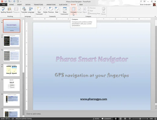 Jak porovnat prezentace PowerPoint 2013