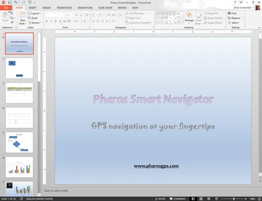 Nosūtiet PowerPoint 2013 slaidus pārskatīšanai pa e-pastu