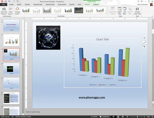 Kā mainīt diagrammas izkārtojumu programmā PowerPoint 2013
