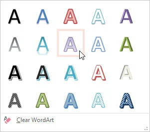 Kā izveidot izdomātu tekstu programmā PowerPoint 2013, izmantojot WordArt