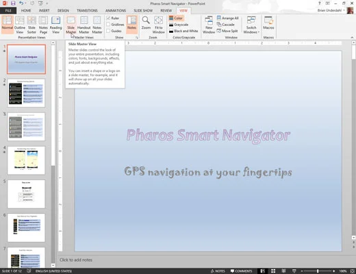 Kako dodati ponavljajoče se besedilo ali elemente v PowerPoint 2013 predstavitve