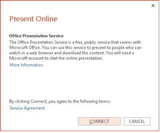 Kā tiešsaistē parādīt PowerPoint 2013 prezentāciju