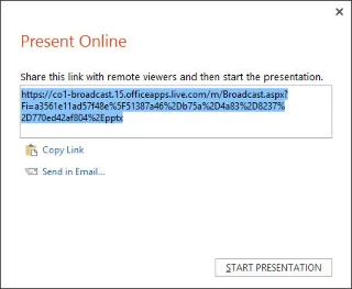 Kā tiešsaistē parādīt PowerPoint 2013 prezentāciju