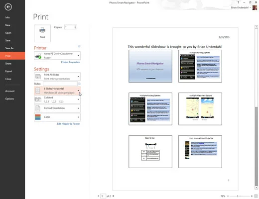 Kako spremeniti mojster izročkov PowerPoint 2013