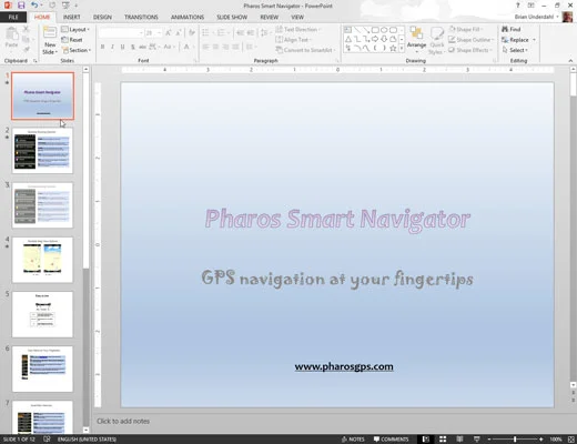 Kā pieteikties maģistrantūrā PowerPoint 2013