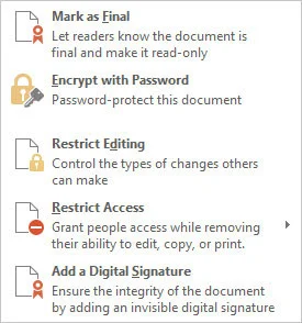 Kako zakleniti dokument Word 2013