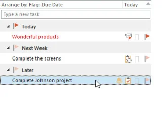 Kā piešķirt uzdevumus programmā Outlook 2013