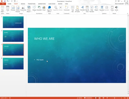 Kā pievienot komentārus PowerPoint 2016 prezentācijām