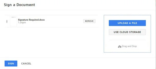 Hogyan írjunk alá egy dokumentumot a DocuSign segítségével