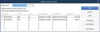 QuickBooks 2015 számlák kötegelt nyomtatása