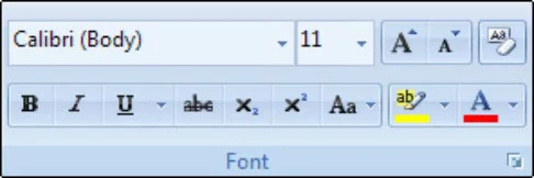 Kuinka lisätä väriä tekstiisi Word 2007:ssä