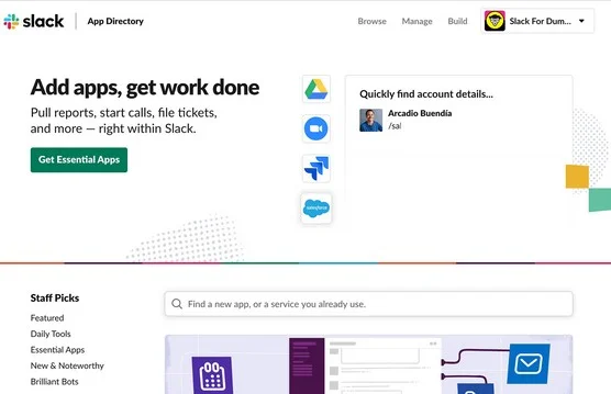 Подобряване на Slack с приложения на трети страни