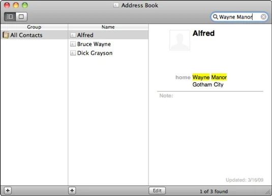Kuidas kasutada Mac OS X Snow Leopardi aadressiraamatut