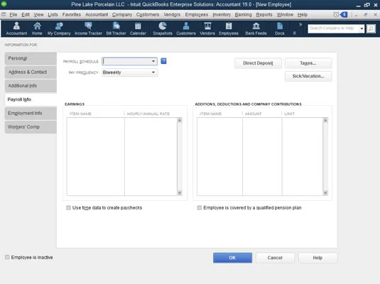 Az alkalmazottak fizetése a QuickBooks 2019 Basic Payroll programban
