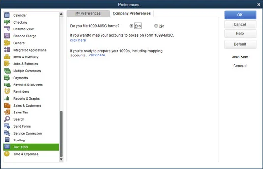 Hogyan állítsunk be preferenciákat a QuickBooks 2019-ben az adók kezelésére
