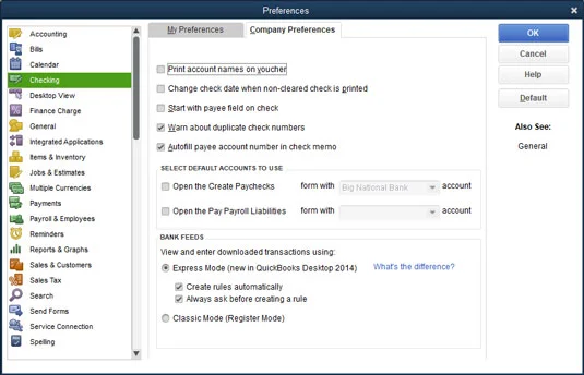 Hogyan állítsunk be preferenciákat a QuickBooks 2019-ben az adók kezelésére