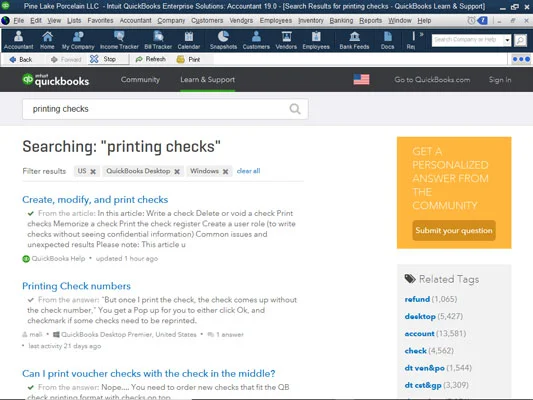 QuickBooks hibaelhárítás 2019-re