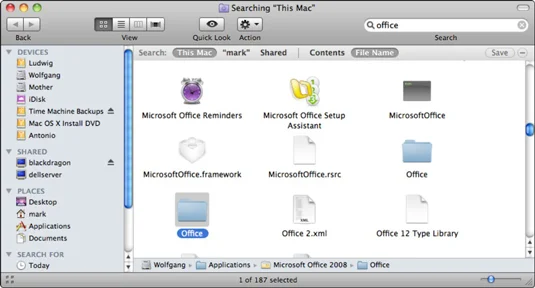 Rakenduste desinstallimine operatsioonisüsteemist Mac OS X Snow Leopard