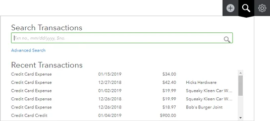 3 praktikus eszközgomb a QuickBooks Online-ban