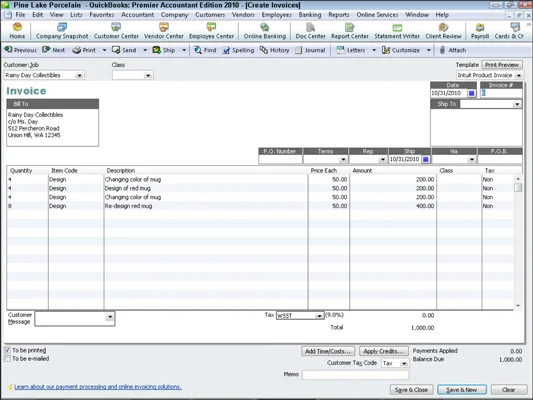 Hogyan használjuk a QuickBooks 2010-et az ügyfél időszámlázásához