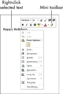 Eakate jaoks: kuidas kasutada Office 2010 minitööriistariba