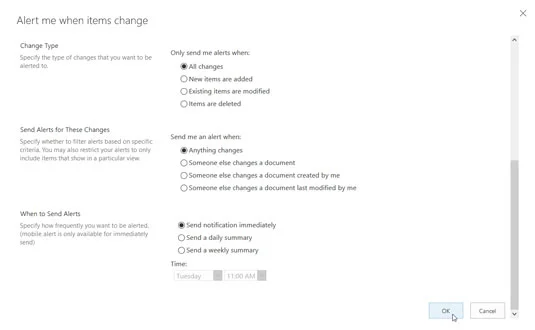SharePoint webhelyek megosztása és követése