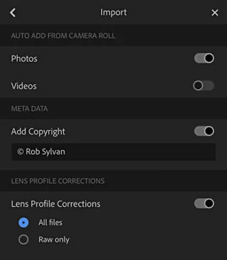 Organisere og redigere bilder i Lightroom-mobilappen